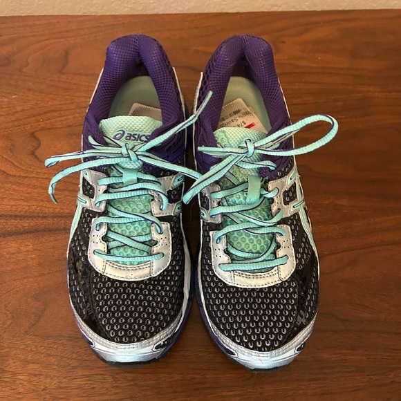 ASICS-Gel Cumulus 16 Fluidride Purple & Black Women’s 7 EXCELLENT CONDITION! - Picture 3 of 6